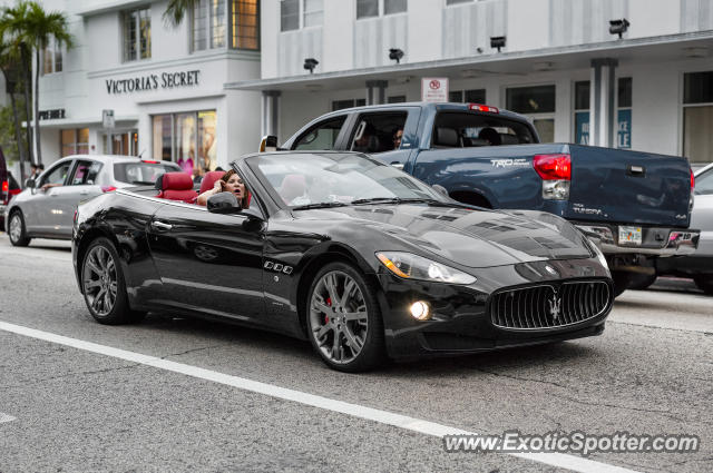 Maserati GranTurismo spotted in Miami Beach, Florida