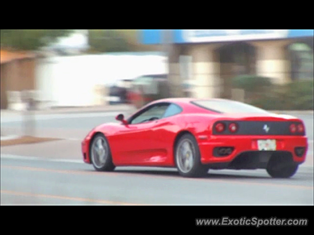 Ferrari 360 Modena spotted in Siesta Key, Florida