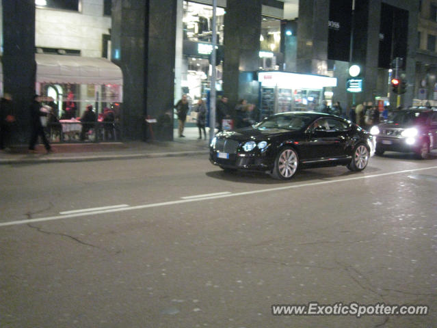 Bentley Continental spotted in Milano, Italy