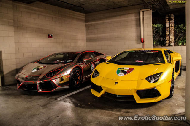 Lamborghini Aventador spotted in Monterey, California