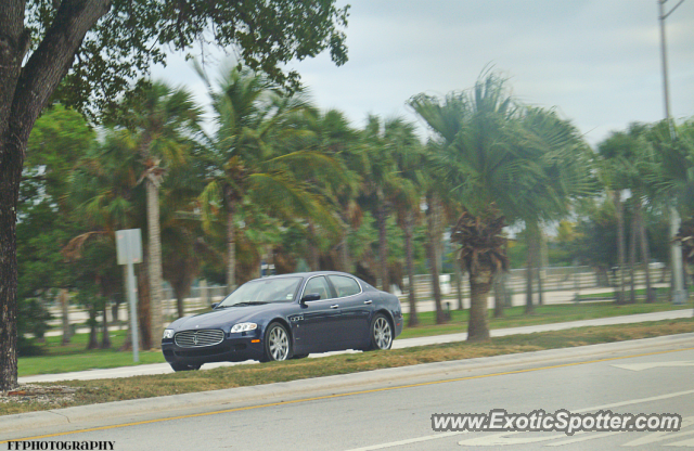 Maserati Quattroporte spotted in Virginia Keys, Florida