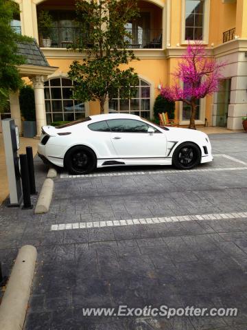 Bentley Continental spotted in Dallas, Texas