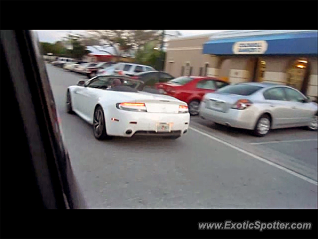 Aston Martin Vantage spotted in Siesta Key, Florida