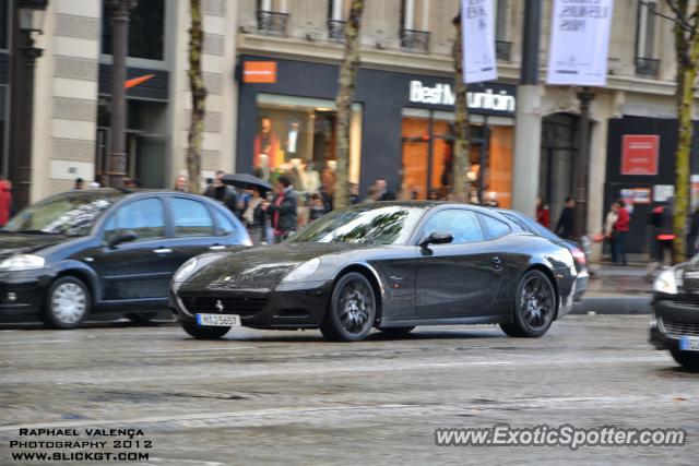 Ferrari 612 spotted in Paris, France