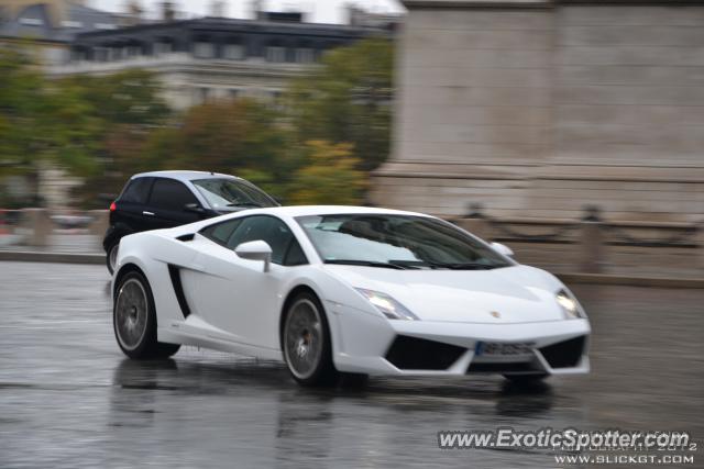 Lamborghini Gallardo spotted in Paris, France