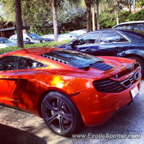 Mclaren MP4-12C spotted in Boca Raton, Florida