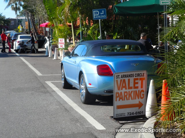 Bentley Continental spotted in St. Armands, Florida