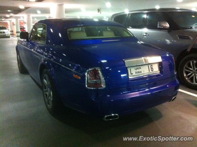 Rolls Royce Phantom spotted in Dubai, United Arab Emirates