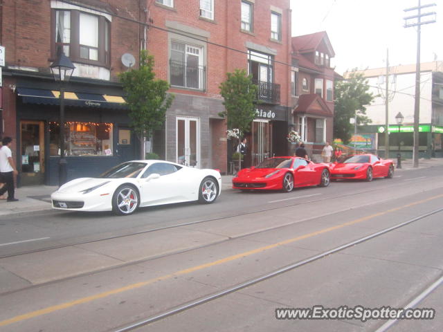 Ferrari 458 Italia spotted in Toronto, Canada