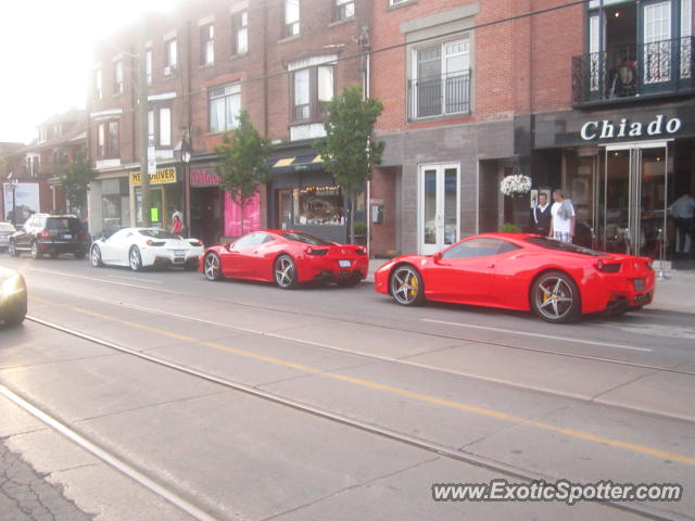 Ferrari 458 Italia spotted in Toronto, Canada