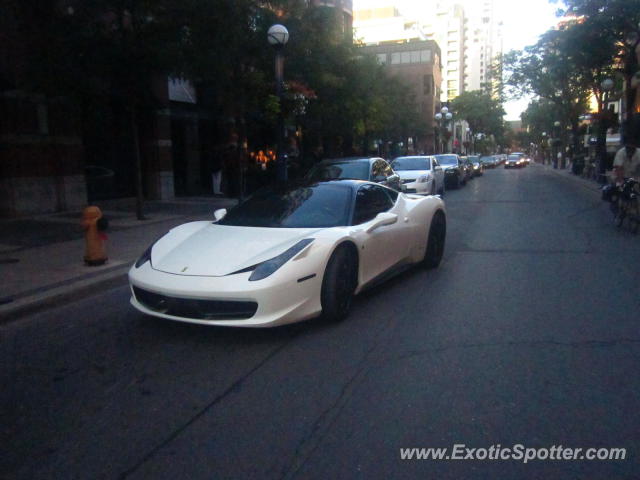 Ferrari 458 Italia spotted in Toronto, Canada