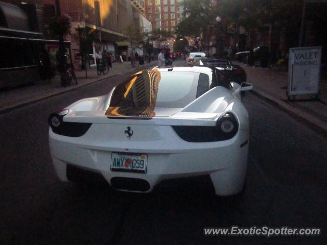 Ferrari 458 Italia spotted in Toronto, Canada