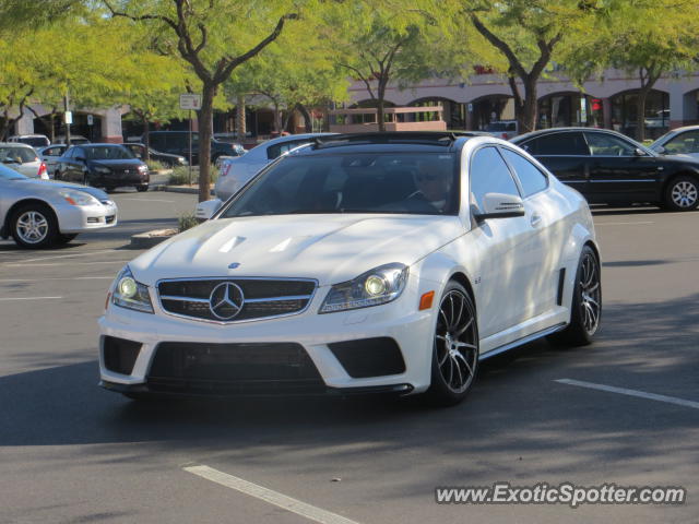 Mercedes C63 AMG Black Series spotted in Las Vegas, Nevada