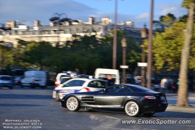 Mercedes SLR spotted in Paris, France