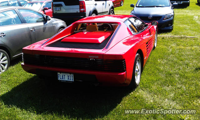 Ferrari Testarossa spotted in Toronto, Ontario, Canada