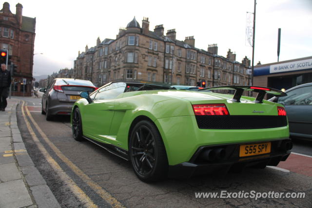 Lamborghini Gallardo spotted in Edinburgh, United Kingdom