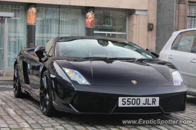 Lamborghini Gallardo spotted in Edinburgh, United Kingdom