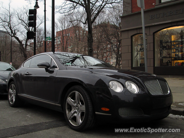 Bentley Continental spotted in Boston, Massachusetts