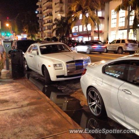 Rolls Royce Ghost spotted in Miami, Florida