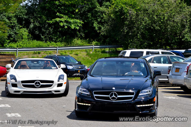 Mercedes SLS AMG spotted in Greenwich, Connecticut