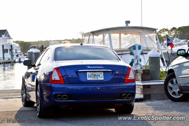 Maserati Quattroporte spotted in Osterville, Massachusetts