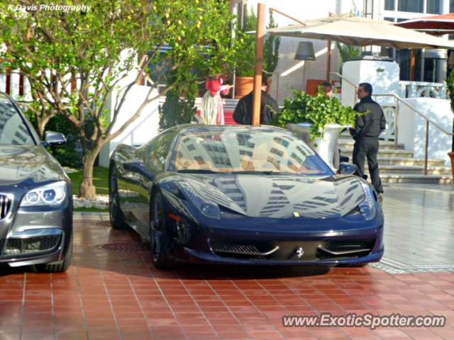 Ferrari 458 Italia spotted in Miami Beach, Florida