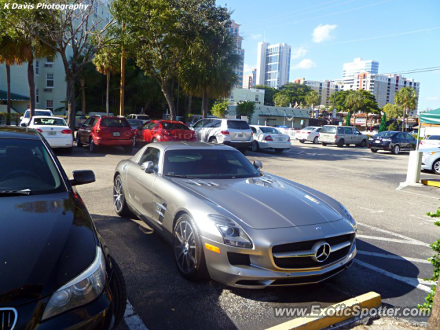 Mercedes SLS AMG spotted in Fort Lauderdale, Florida