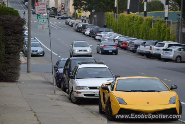 Lamborghini Gallardo spotted in San Francisco, California