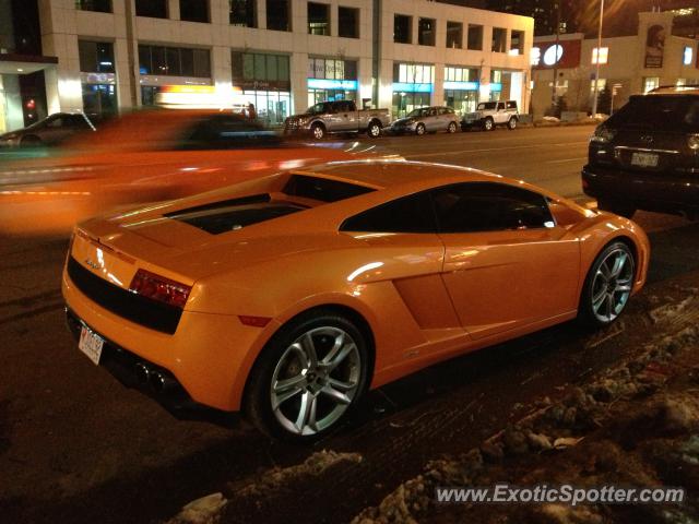 Lamborghini Gallardo spotted in Toronto, Canada