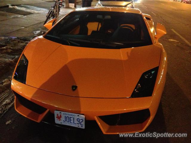 Lamborghini Gallardo spotted in Toronto, Canada