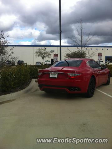 Maserati GranTurismo spotted in Dallas, Texas