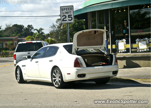 Maserati Quattroporte spotted in Coral Gables, Florida