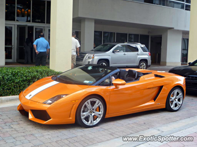 Lamborghini Gallardo spotted in Miami Beach, Florida