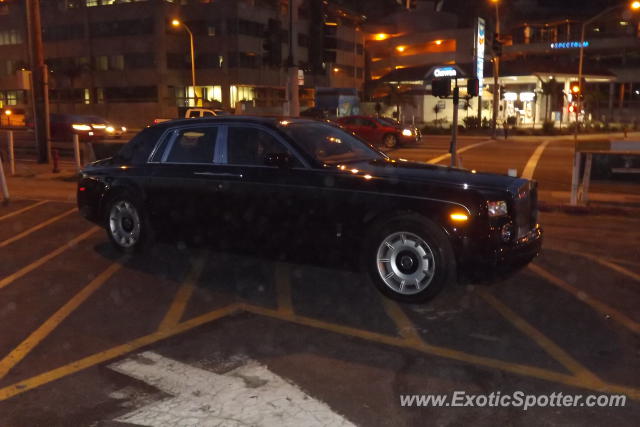 Rolls Royce Phantom spotted in Hollywood, California