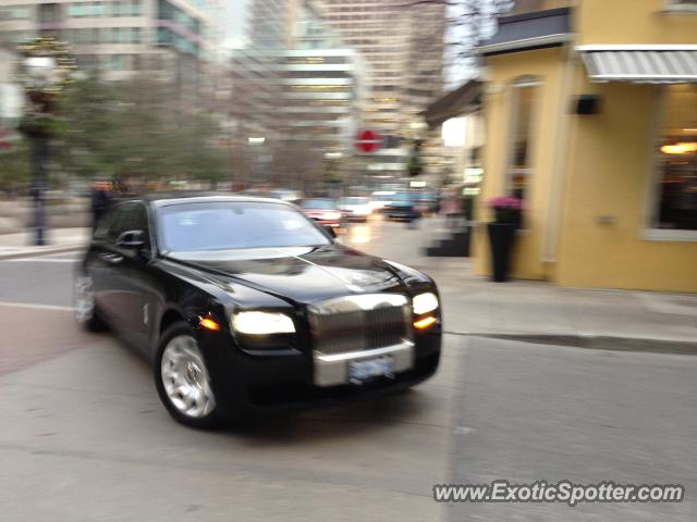 Rolls Royce Ghost spotted in Toronto, Canada