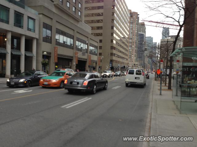 Bentley Mulsanne spotted in Toronto, Canada