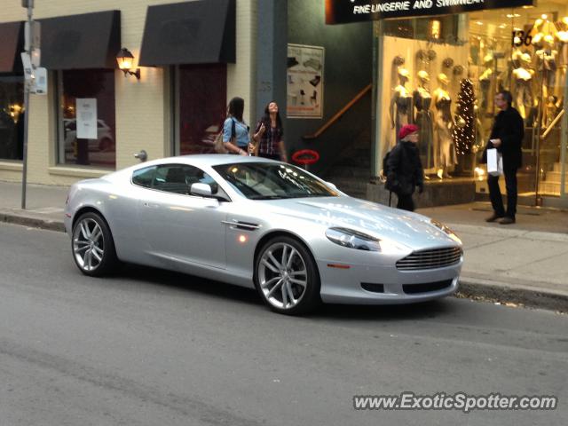 Aston Martin DB9 spotted in Toronto, Canada