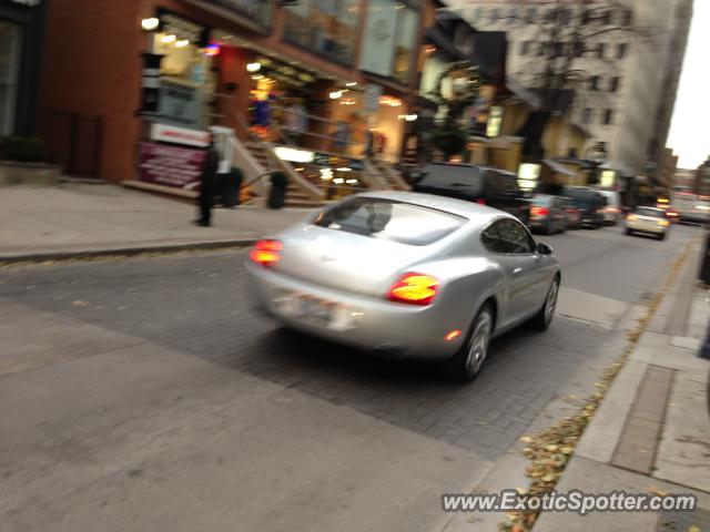 Bentley Continental spotted in Toronto, Canada