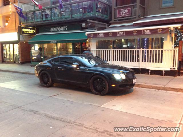 Bentley Continental spotted in Toronto, Canada