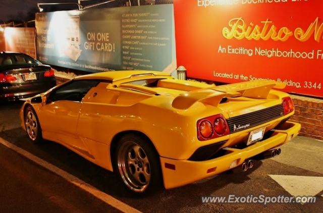 Lamborghini Diablo spotted in Atlanta, Georgia