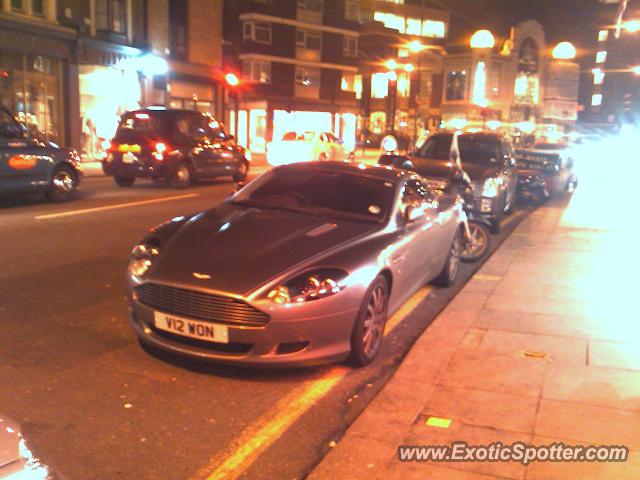 Aston Martin DB9 spotted in London, United Kingdom