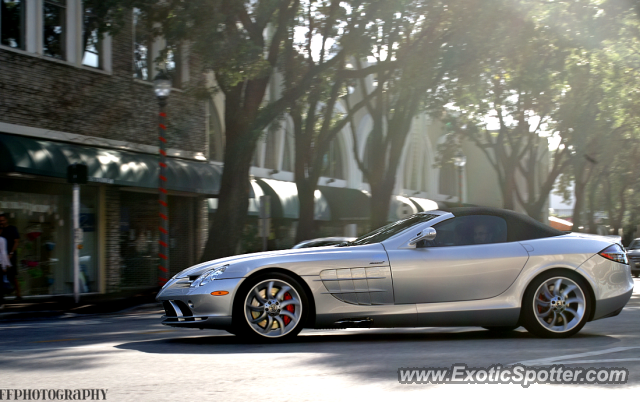 Mercedes SLR spotted in Coconut Grove, Florida
