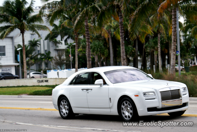 Rolls Royce Ghost spotted in Miami, Florida