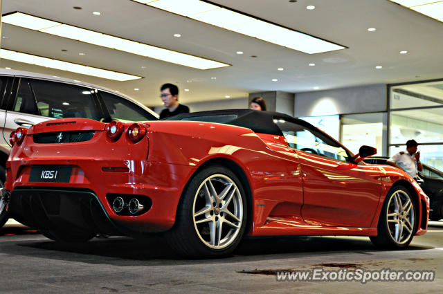 Ferrari F430 spotted in Bukit Bintang KL, Malaysia