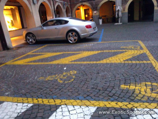 Bentley Continental spotted in Oderzo, Italy