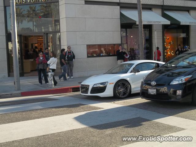 Audi R8 spotted in Beverly Hills, California