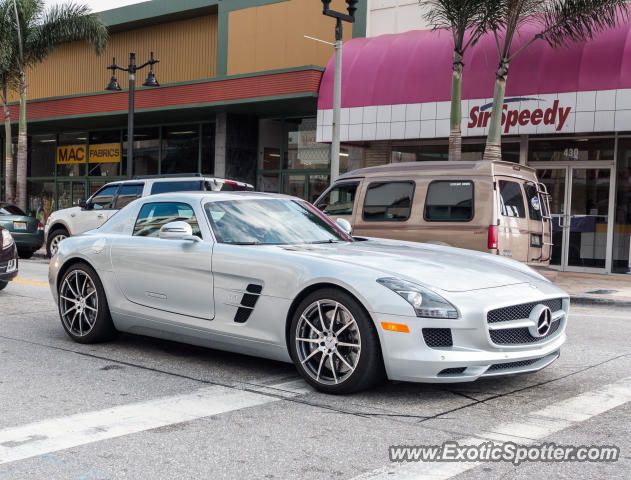 Mercedes SLS AMG spotted in West Palm Beach, Florida