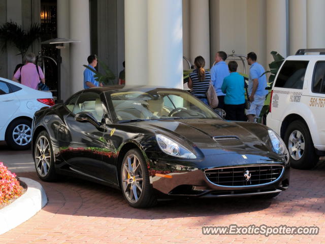 Ferrari California spotted in Palm Beach, Florida