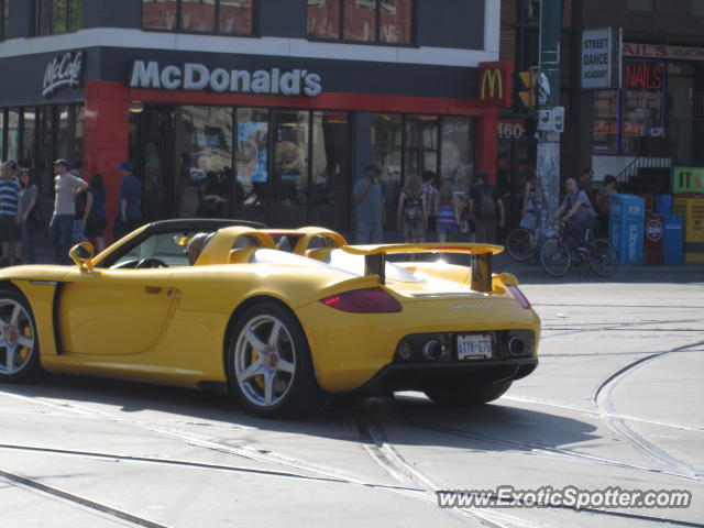 Porsche Carrera GT spotted in Toronto, Canada