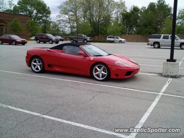 Ferrari 360 Modena spotted in Carmel, Indiana